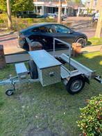 Te huur: Motortrailer met opbergbak – ideaal voor vakantie, Ophalen, Zo goed als nieuw