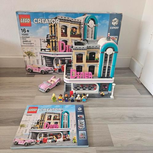 Lego Creator Expert 10260 - Downtown Diner, Kinderen en Baby's, Speelgoed | Duplo en Lego, Zo goed als nieuw, Ophalen of Verzenden