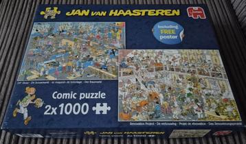 Jan van Haasteren 2x1000 stukjes De Bouwmarkt-De Verbouwing beschikbaar voor biedingen