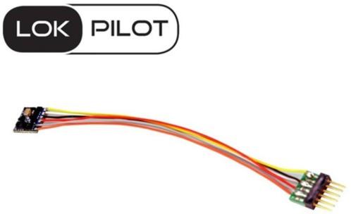 AANBIEDING 4x ESU 59826 - Lokpilot 5 Micro, DCC, 6-pin kabel, Hobby en Vrije tijd, Modeltreinen | N-Spoor, Nieuw, Transformator of Voeding
