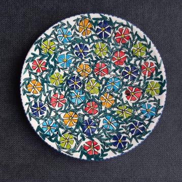 Schaal uit Tunesie, handbeschilderd, doorsnee 29 cm beschikbaar voor biedingen