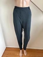 Studio Anneloes travelstof broek maat L groen zwart print, Studio Anneloes, Maat 42/44 (L), Ophalen of Verzenden, Zo goed als nieuw