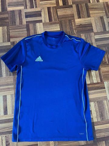 Donkerblauw Adidas Climalite Sportshirt Maat M beschikbaar voor biedingen