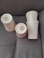 Melkbekers, Ophalen of Verzenden, Gebruikt, Glas, Overige stijlen