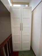IKEA PAX kledingkast 100x60x236 cm wit – met glazen plank, Ophalen, Zo goed als nieuw