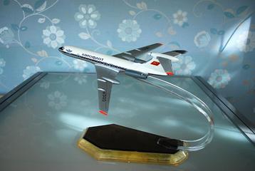 Jet Vliegtuig Aeroflot Tupolev 134 GEEN Winkel model Vintage beschikbaar voor biedingen