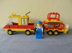 Lego 6671 auto met aanhanger en hoogwerker (uit 1989), Ophalen of Verzenden, Gebruikt