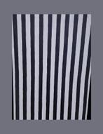 5004 funkywalls met zwart-wit punk streep behang 90s swiet, Huis en Inrichting, Stoffering | Behang, Verzenden, Minder dan 10 m²