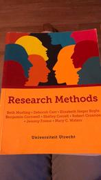 Research Methods psychologie boek Universiteit Utrecht, Boeken, Studieboeken en Cursussen, Gelezen, Ophalen of Verzenden, Morning, Carr, Cornwell et al.,