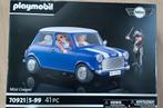 Nieuw Playmobil Classic Cars 70921 Mini Cooper, Ophalen of Verzenden, Nieuw, Complete set