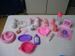20 del poppen verzorgingsset babyborn tandpasta 2spenen 4 fl, Ophalen of Verzenden, Zo goed als nieuw, Babypop