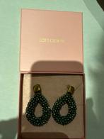 LOTT Oorbellen Hangers - Groen, Sieraden, Tassen en Uiterlijk, Oorbellen, Met kristal, Overige materialen, Hangers, Ophalen of Verzenden