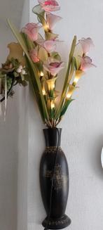 Decoratieve muur Vaas met bloemen Verlichting, Ophalen, Gebruikt, 50 tot 75 cm, Stof