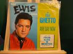 Elvis Presley - In the ghetto / Any day now, Gebruikt, 7 inch, Single, Ophalen of Verzenden