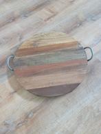 Dienblad, Huis en Inrichting, Ophalen, Zo goed als nieuw, Rond, Hout