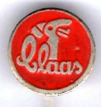 CLAAS rood op zilverkl. landbouwmachines speldje ( F_019 ), Verzamelen, Speldjes, Pins en Buttons, Nieuw, Speldje of Pin, Transport