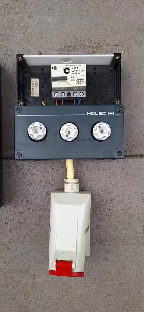 Holec HH  Krachtstroom Aansluiting, Doe-het-zelf en Verbouw, Elektra en Kabels, Gebruikt, Overige typen, Ophalen of Verzenden