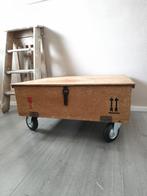 Salontafel hout, Huis en Inrichting, Tafels | Salontafels, Ophalen, 100 tot 150 cm, 50 tot 100 cm, Zo goed als nieuw