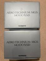 Shimano Aero Technium MGS 14000 XSD x 2, Watersport en Boten, Hengelsport | Karpervissen, Ophalen of Verzenden, Zo goed als nieuw