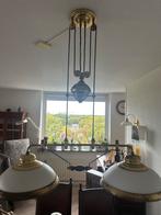Prachtige Antieke Hanglamp, Ophalen, Gebruikt, Glas, 75 cm of meer