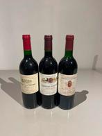 3 Flessen Rode Bordeaux Wijn, Verzamelen, Gebruikt, Frankrijk, Ophalen of Verzenden, Rode wijn