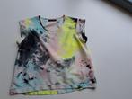 Pieces top, kapmouw, roze geel azuur 36/38, Overige kleuren, Ophalen of Verzenden, Zo goed als nieuw, Korte mouw