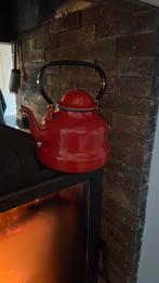 Emaille franse fluitketel- 20 cm | gebruikt, Antiek en Kunst, Ophalen of Verzenden