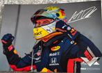 Gesigneerde Max Verstappen Foto, Verzamelen, Ophalen of Verzenden, Zo goed als nieuw, Formule 1