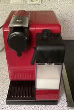 Koffiemachine Delonghi Latissima EN550, rood, Koffiepads en cups, Gebruikt, Koffiemachine, Ophalen of Verzenden
