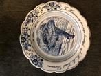 Herinneringsbord Karel Doorman 1948-1951 delfs blauw, Ophalen of Verzenden
