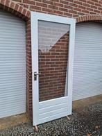 achterdeur, balkondeur, schuurdeur, buitendeur, hardhout, Doe-het-zelf en Verbouw, Deuren en Horren, Ophalen, Gebruikt, 80 tot 100 cm