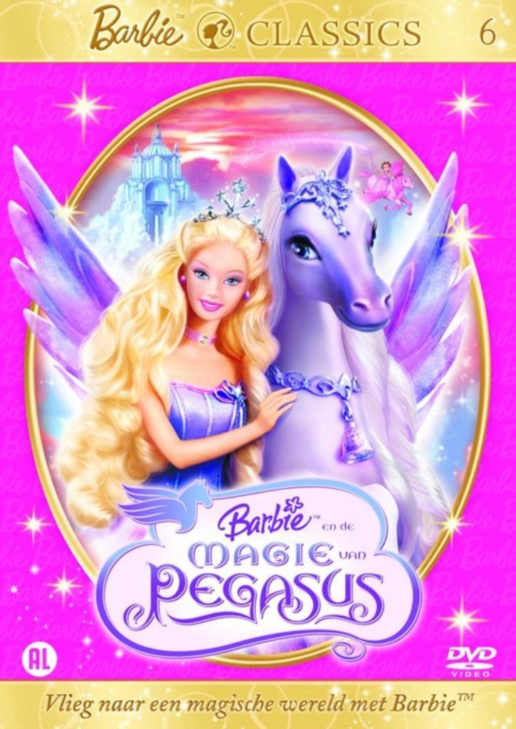 DVD Barbie - Barbie En De Magie Van Pegasus, Cd's en Dvd's, Dvd's | Kinderen en Jeugd, Zo goed als nieuw, Film, Avontuur, Alle leeftijden
