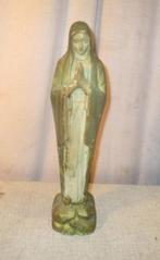 Mooi Oud Beeld in aardewerk van de Maagd Maria - 33cm, Antiek en Kunst, Antiek | Religie, Ophalen of Verzenden