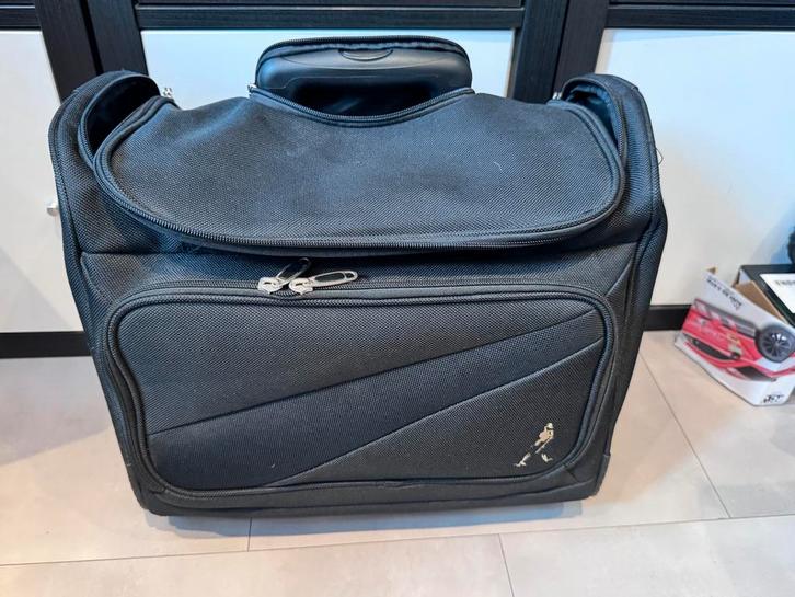 Reistas/rolkoffer met laptopvak en wielen, Computers en Software, Laptoptassen, Gebruikt, Trolleytas, 15 inch, Ophalen