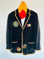 Luxe fluwelen Oeteldonk herenjas, Kleding | Heren, Carnavalskleding en Feestkleding, Maat 52/54 (L), Carnaval, Oeteldonk, Ophalen of Verzenden