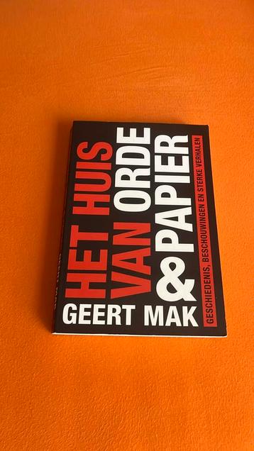 Het huis van orde en papier Geert Mak beschikbaar voor biedingen