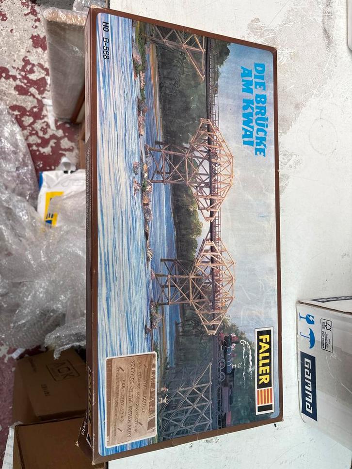 Faller HO B-568 Die Brücke am Kwai, Hobby en Vrije tijd, Modeltreinen | H0, Gebruikt, Brug, Tunnel of Gebouw, Gelijkstroom of Wisselstroom
