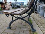 tuinbank met gietijzeren zijkanten, Ophalen, Zo goed als nieuw, Hout