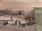 1962 Mercedes LK327 8 tonner Torpedo vrachtwagens folder, Ophalen of Verzenden, Mercedes