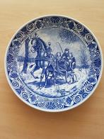 mooi delfsblauw wandbord areslee dia 30 cm, Ophalen of Verzenden
