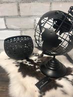 Countryfield windlicht en wereldbol industrieel landelijk, Ophalen of Verzenden, Zo goed als nieuw