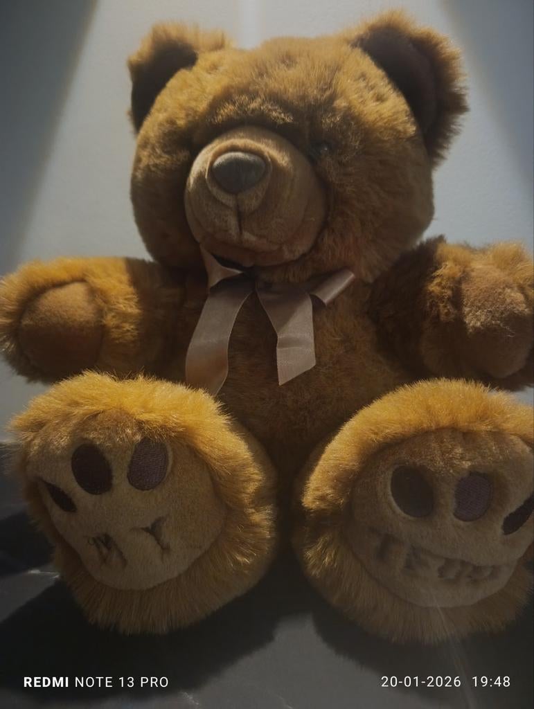 Schattige Bruine Beer Knuffel - Frits Struis, Ophalen of Verzenden, Gebruikt, Beer