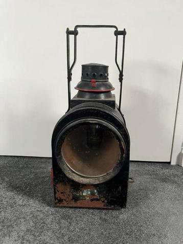 Spoorweglamp/ seinlamp Nederlandse Spoorwegen  beschikbaar voor biedingen