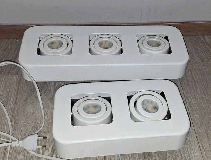 Jedi Krypthon spots. alle kleuren, iDual systeem met remote, Huis en Inrichting, Lampen | Spots, Gebruikt, Plafondspot of Wandspot