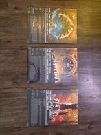 3x metalen posters van de Lord Of The Rings film trilogie, Rechthoekig Staand, Ophalen of Verzenden, Zo goed als nieuw, A1 t/m A3