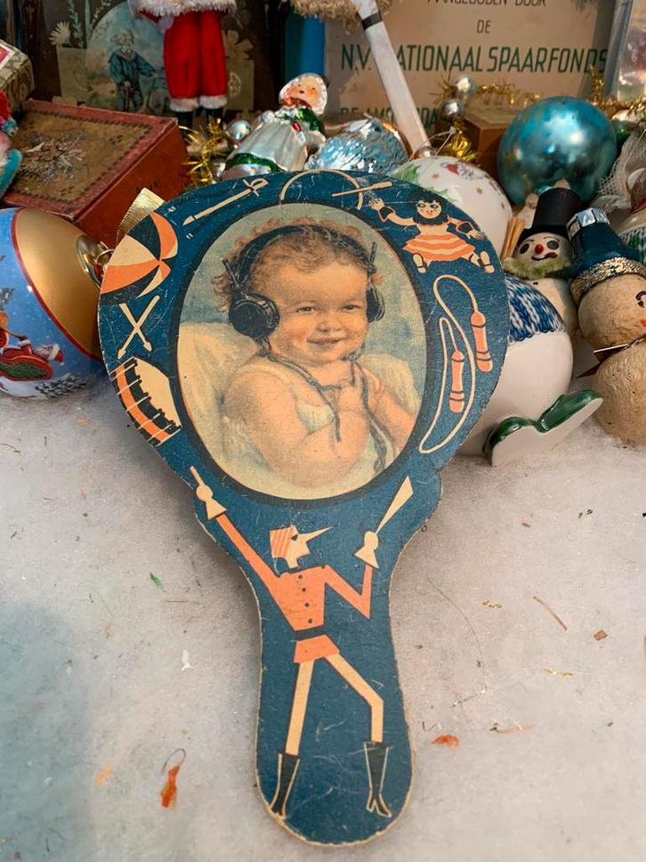 Antieke spaanse kinderwaaier, Antiek en Kunst, Curiosa en Brocante, Ophalen of Verzenden