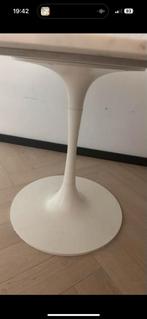 Marmeren Eettafel met Trompetvoet, Huis en Inrichting, Tafels | Eettafels, Ophalen, Overige materialen, Rond, Zo goed als nieuw