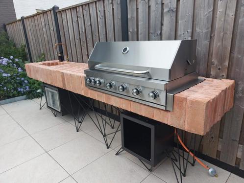 Unieke maatwerk buitenkeuken onder architectuur, Tuin en Terras, Buitenkeukens, Nieuw, Ophalen