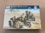 Duitse motorfietsen met bemanning / 1:72 / Italeri, Hobby en Vrije tijd, Modelbouw | Figuren en Diorama's, Verzenden, Nieuw, 1:35 tot 1:50