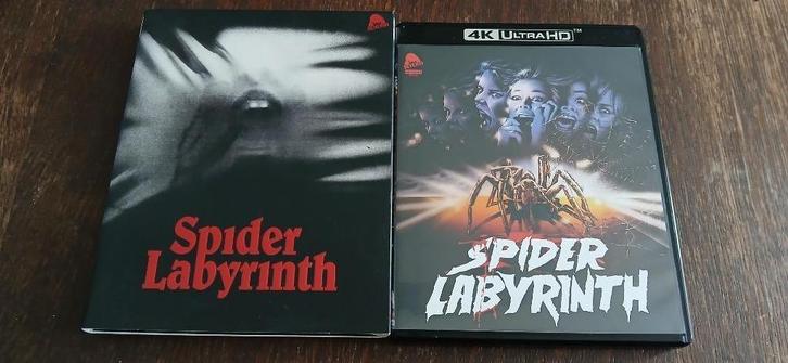 Spider Labyrinth 4K & Blu ray + CD (Limited Edition), Cd's en Dvd's, Blu-ray, Nieuw in verpakking, Horror, Verzenden